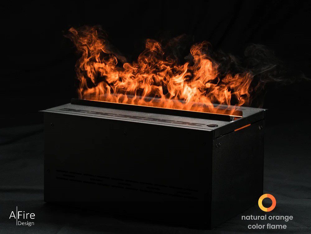 Cheminée électrique à vapeur d'eau sans chaleur, décor de flamme LED,  nouveau design 3D, 180cm - AliExpress